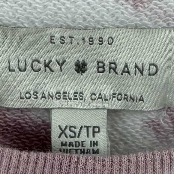 Lucky Brand Tie Dye Crewneck Sweatshirt - Picture 6 of 7